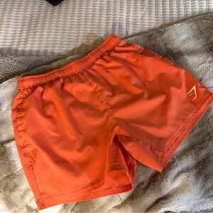 Gymshark arrival shorts 5” Bold Orange Workout Shorts